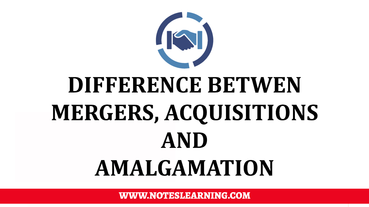 mergers, acquisition and amalgamation