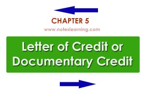 Letter of Credit or Documentary Credit