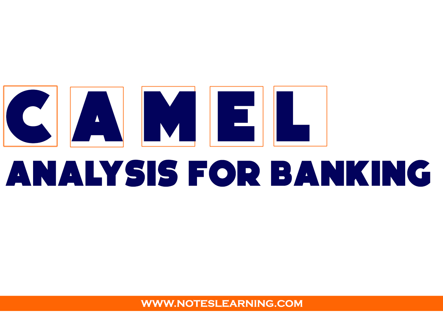 CAMEL Analysis for Banking - Notes Learning