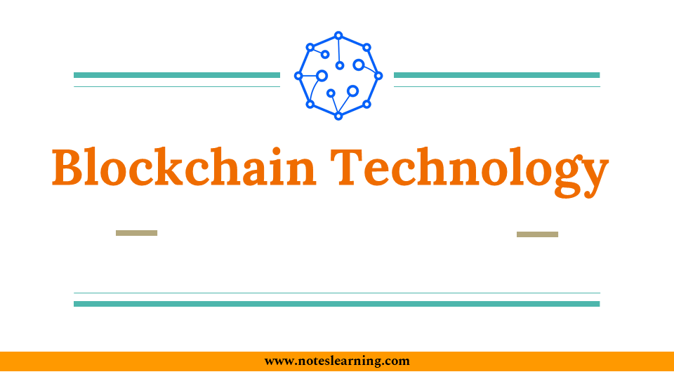 Blockchain Technology PPT Notes Learning