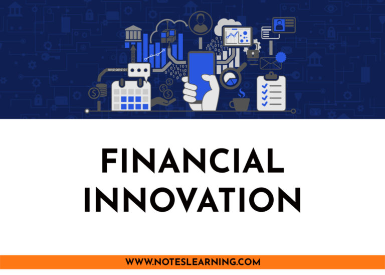 Financial Innovation - Notes Learning