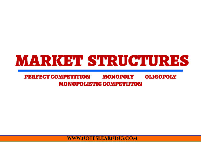 TYPES OF MARKET STRUCTURES
