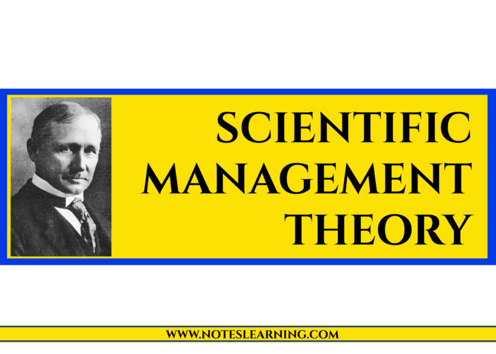 Scientific Management Theory : Characteristics