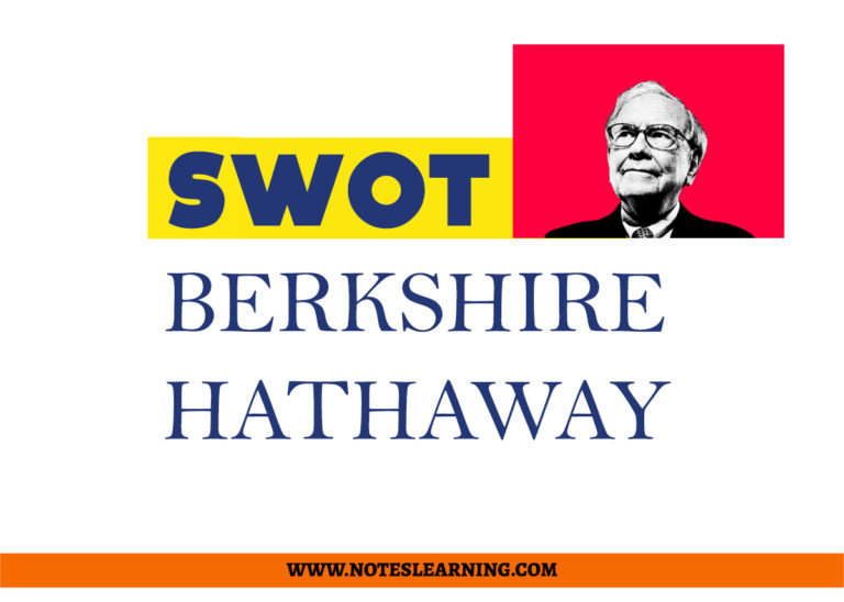 SWOT ANALYSIS OF “BERKSHIRE HATHAWAY" - Notes Learning