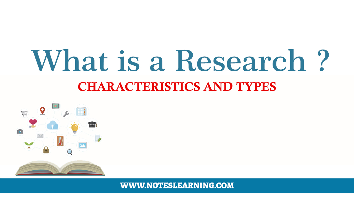 What Is A Research Characteristics And Types Notes Learning