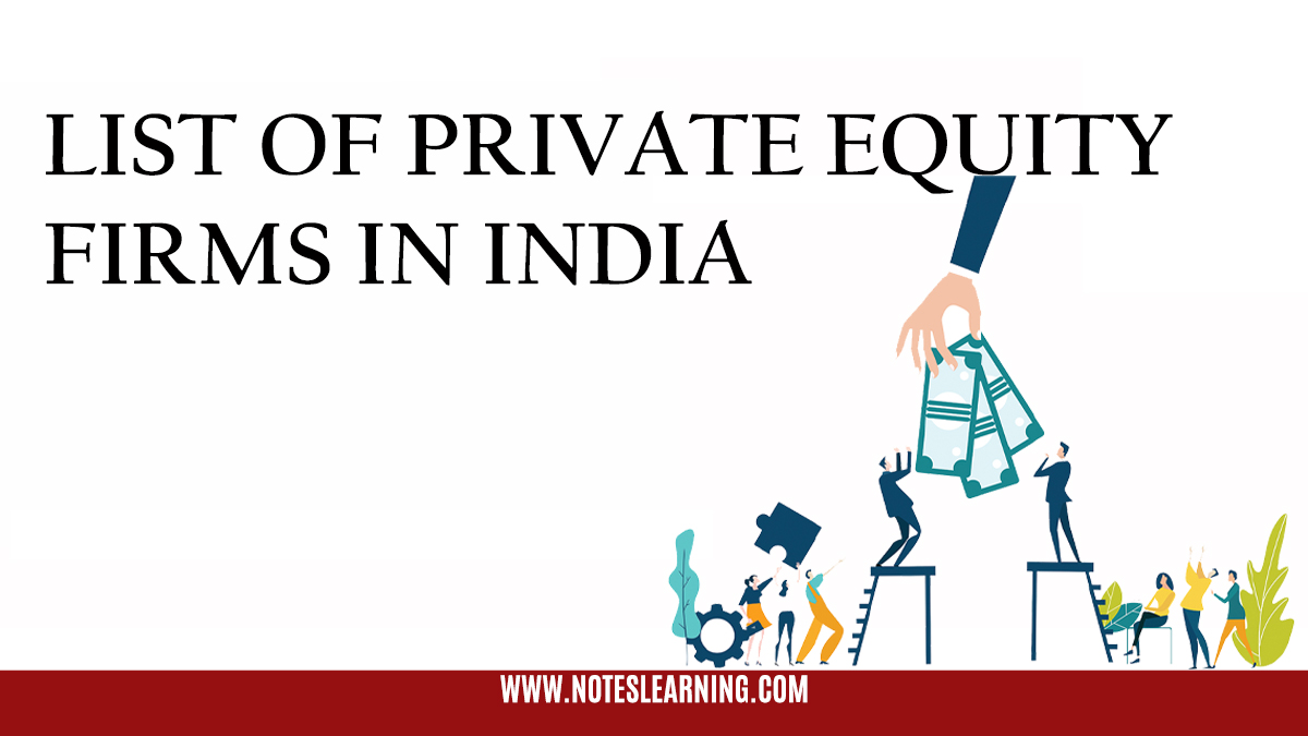 Private Equity Firms in India