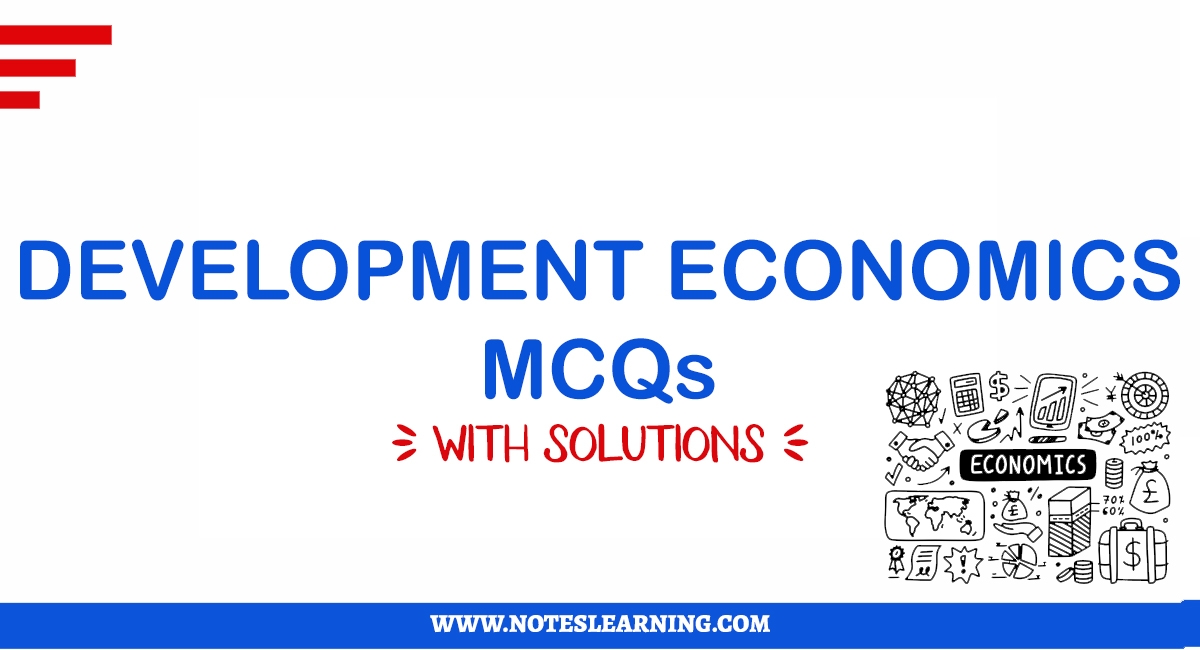 Development Economics MCQs