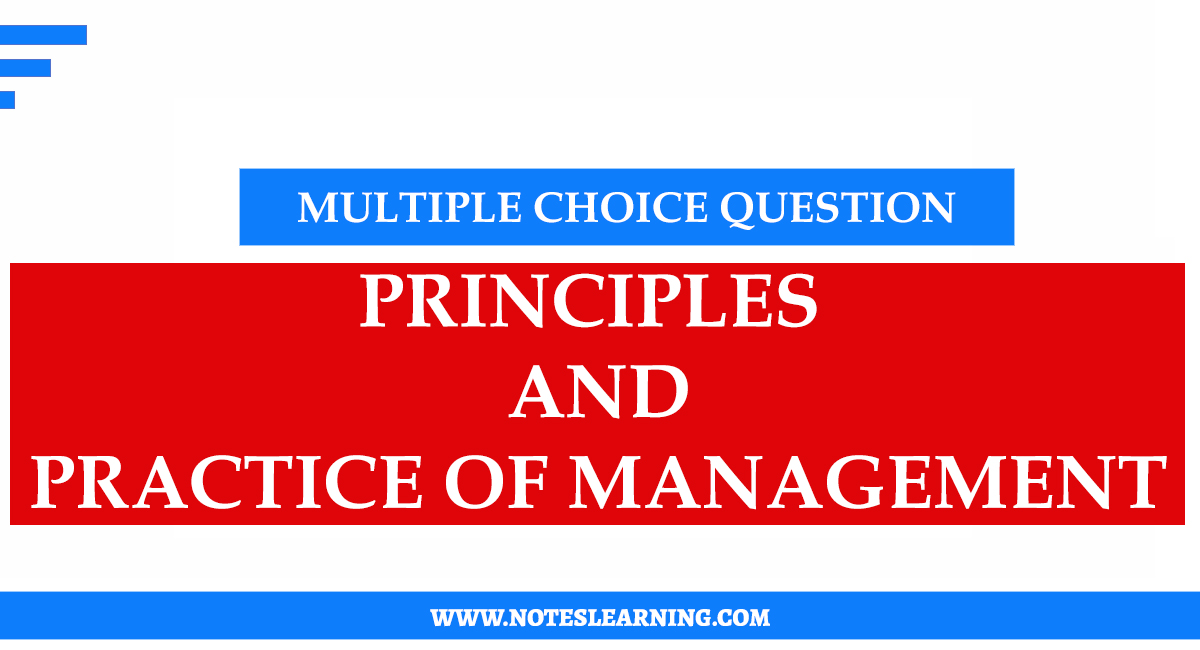 PRINCIPLES OF MANAGEMENT OBJECTIVES