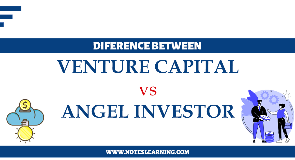 difference between venture capital and angel investor