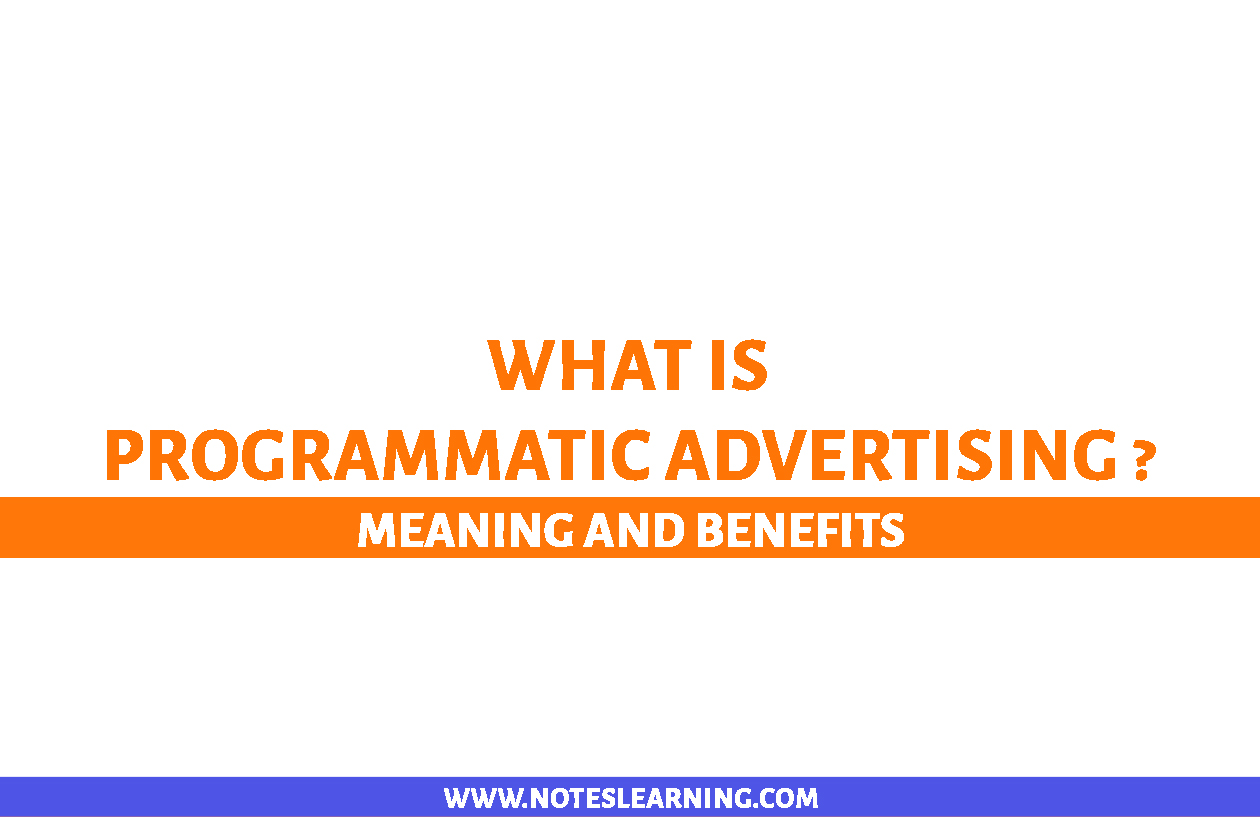 What is Programmatic Advertising ?